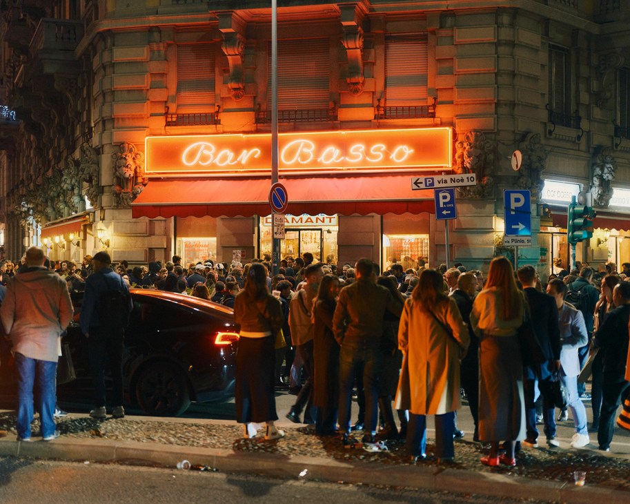 Bar Basso during Milan Design Week, Italy