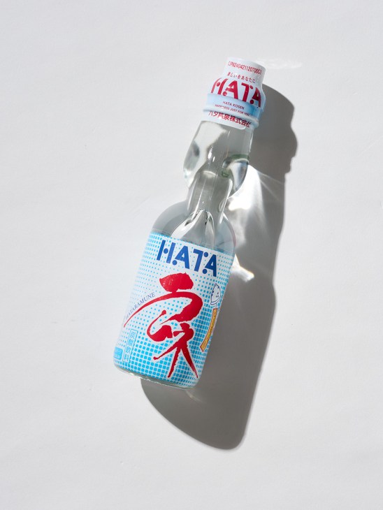 A bottle of Ramune
