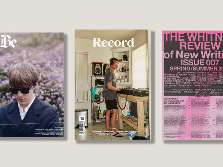 ‘The Whitney Review of New Writing’, ‘Record’ and ‘To Be’