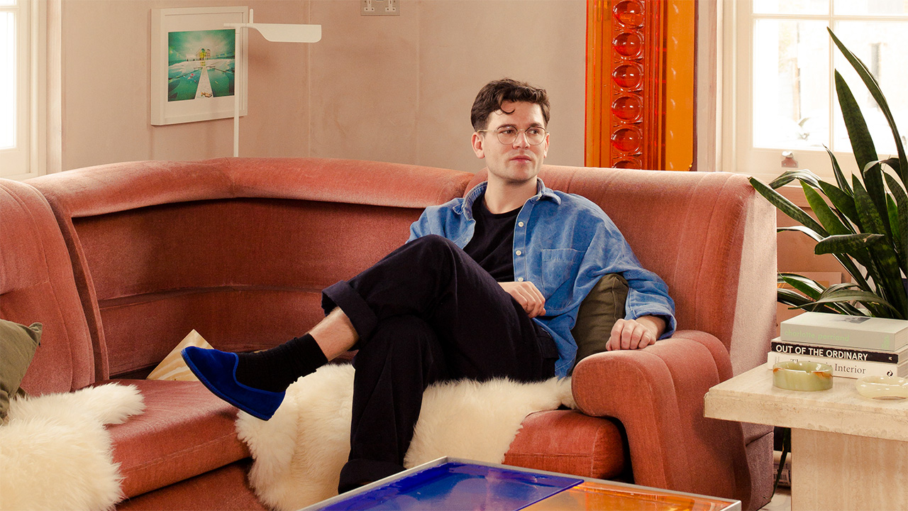 Interior architect Alex Holloway takes inspiration from  cinema and online slang