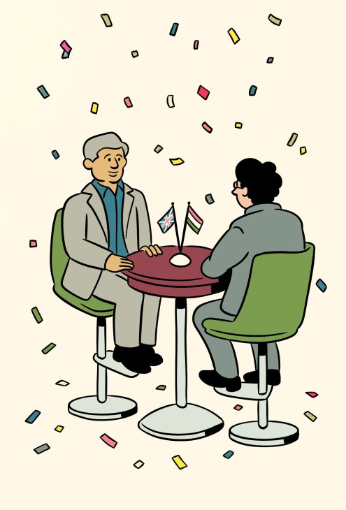 Illustration of Vikas Swarup