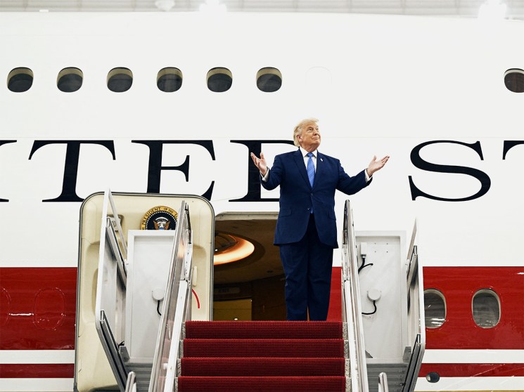 Trump’s new Air Force One plane is bringing the president down to earth 