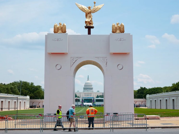 Trump weaponises architecture ahead of the US’s 250th birthday
