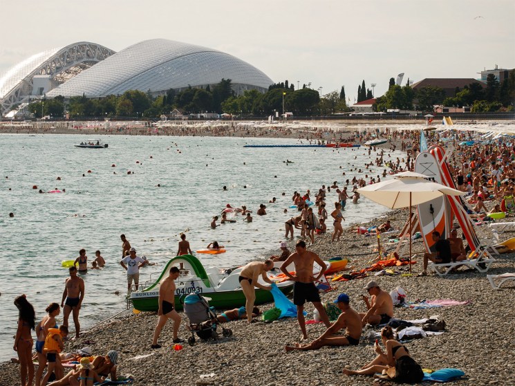 Amid sanctions, strikes and economic stagnation, life goes on in Russia’s resort city of Sochi