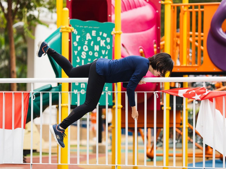 Seventy and soaring: Singapore is helping its older citizens age well by teaching them parkour
