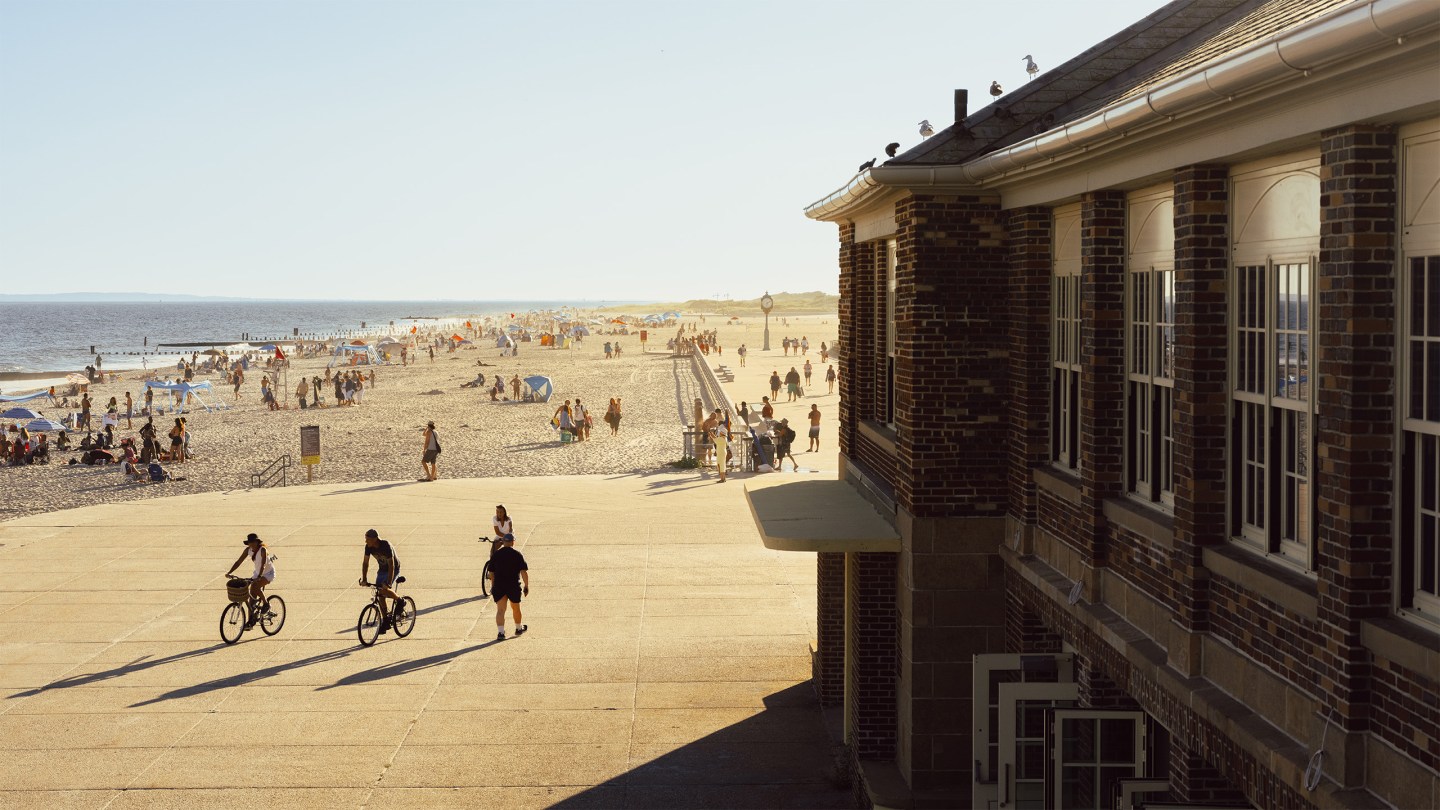 Reborn from a historic 1930s art deco bathhouse, the Rockaway Ocean Club is reclaiming the Big Apple’s beach cred