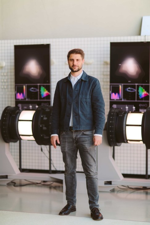 CEO Hannes Wohlgemuth at ewo’s Kurtatsch headquarters.