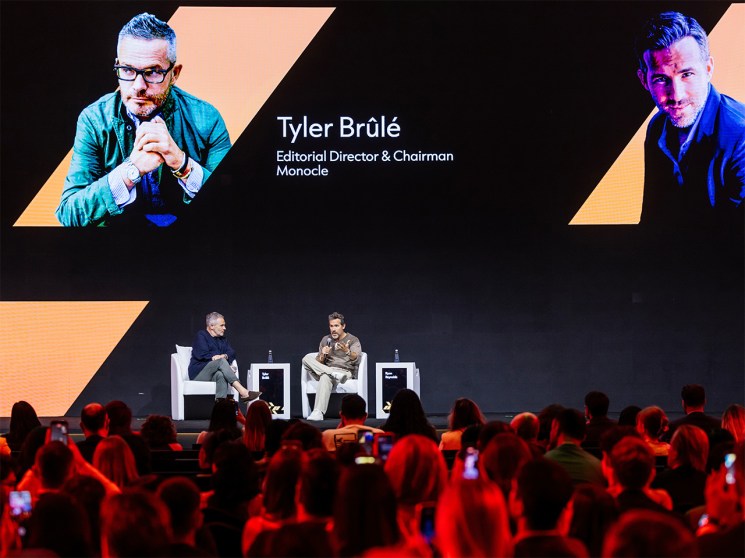 On stage at Livex Abu Dhabi, Ryan Reynolds tells Tyler Brûlé what makes a liveable city