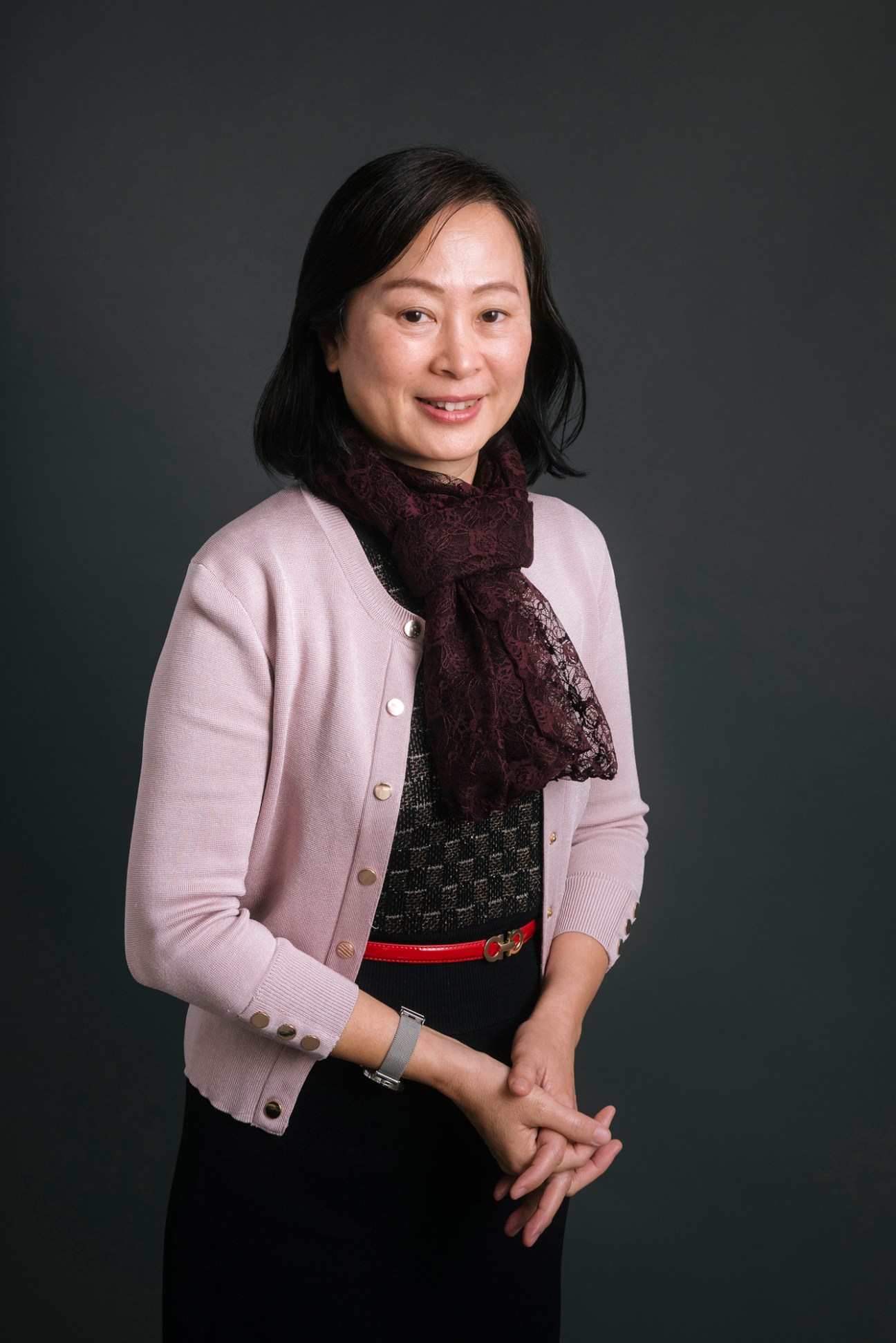 Studio portrait of Tammy Tam, editor in chief of SCMP
