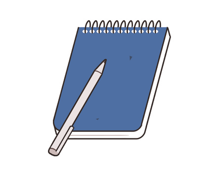 Pocket-sized Rollbahn notebook with Caran D'Ache Ecridor XS Retro ballpoint pen