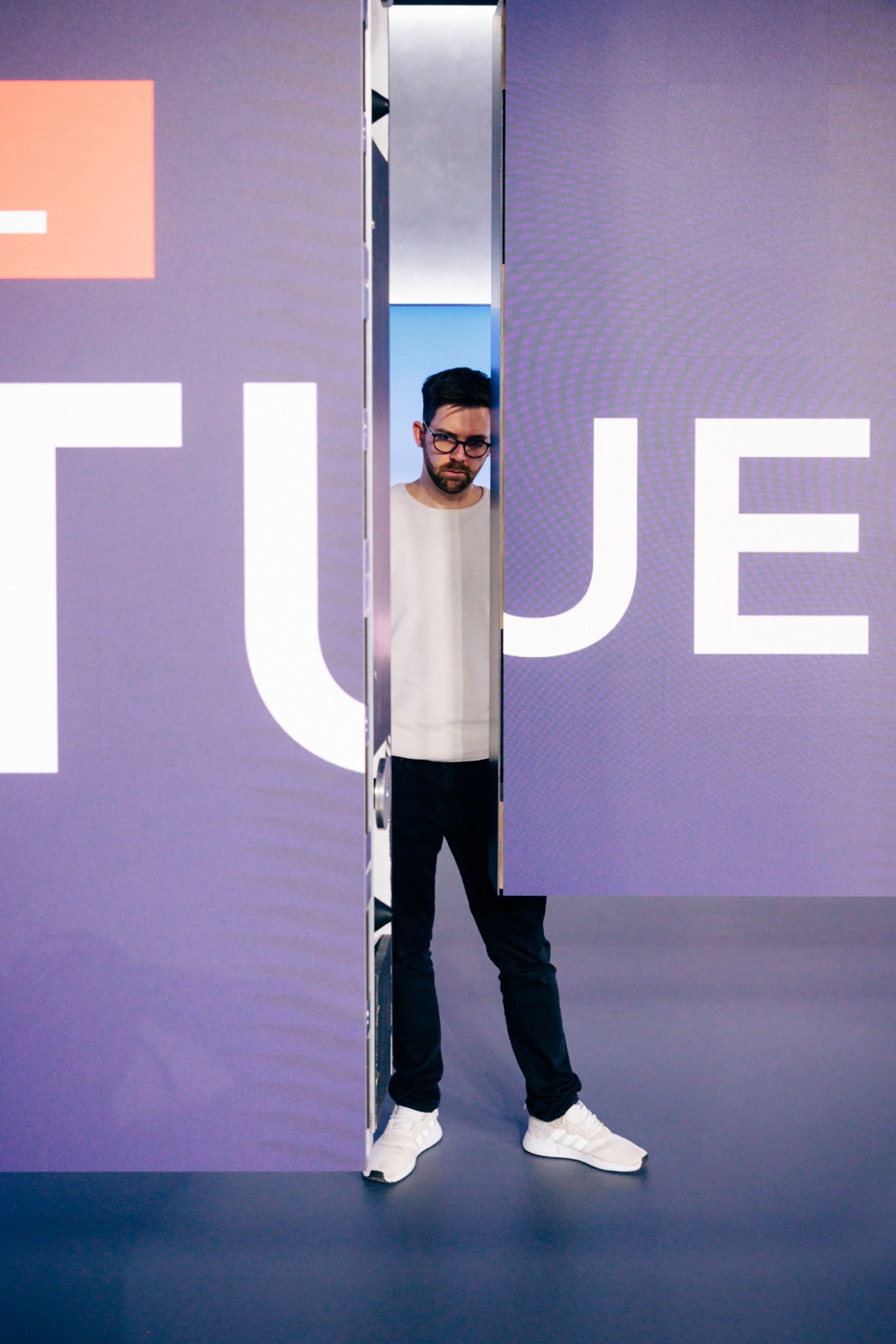 Director Jost Niemann at RTL news studio in Köln
