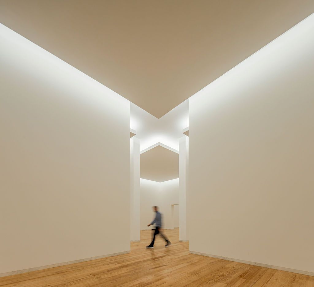 Interior detail from the new Siza Wing
