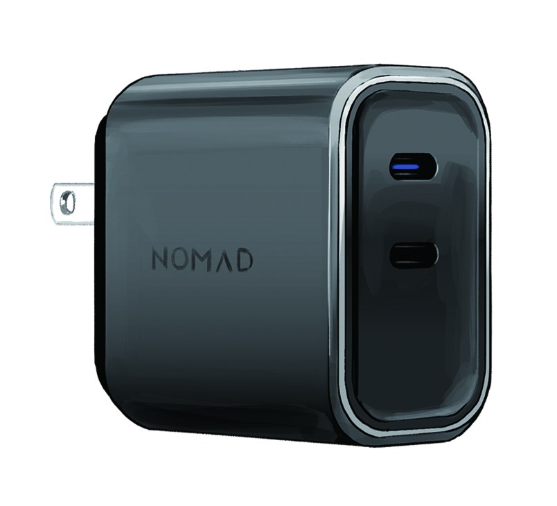Nomad 65-watt USB-C power adapter with dual ports