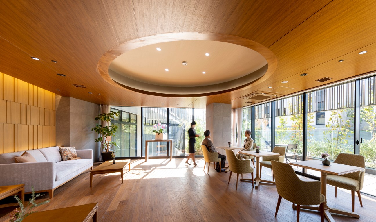Common area in Charm Premier Grand nursing home