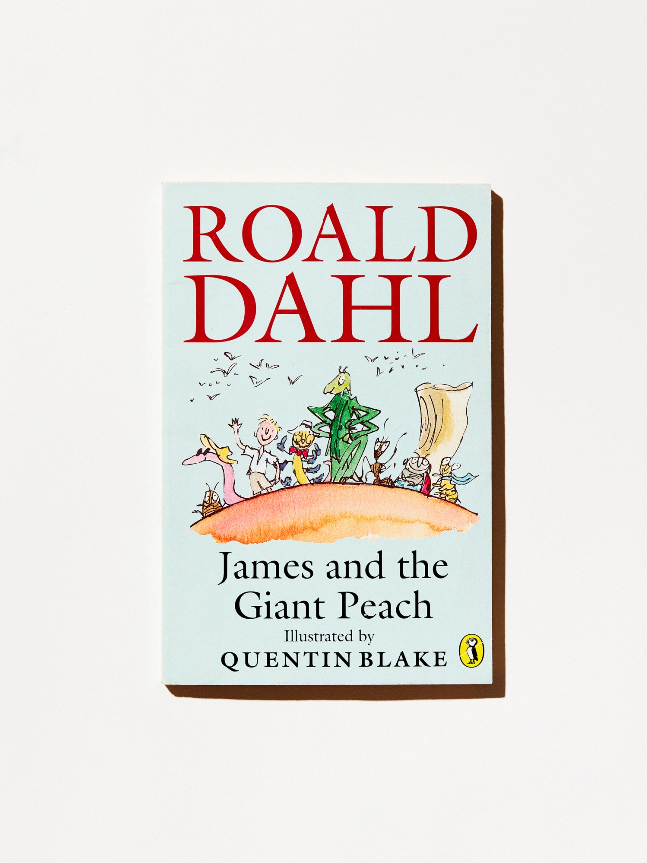 James and the Giant Peach book cover by Roald Dahl illustrated by Quentin Blake