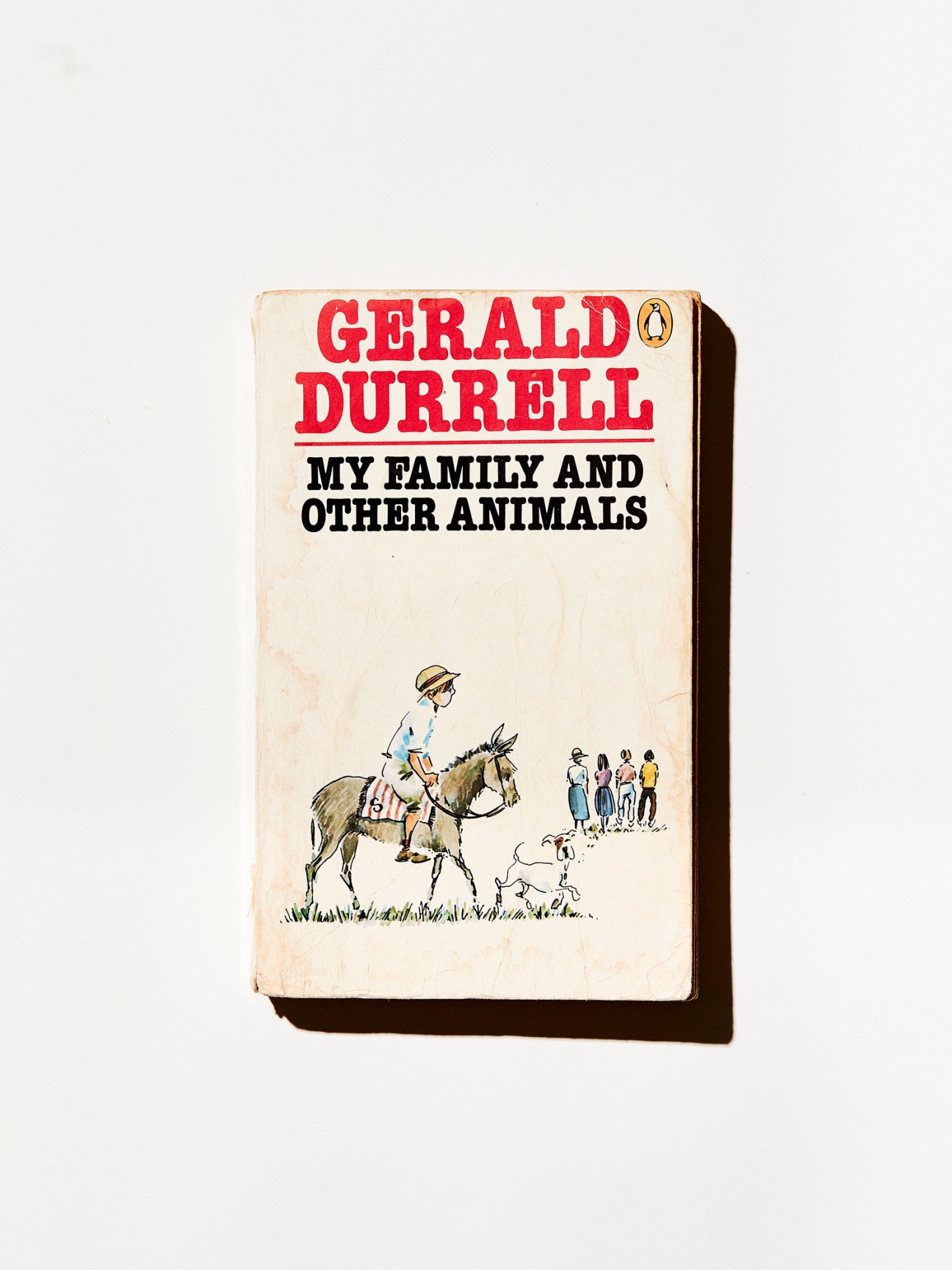 Gerald Durrell's My Family and Other Animals book cover with Penguin logo