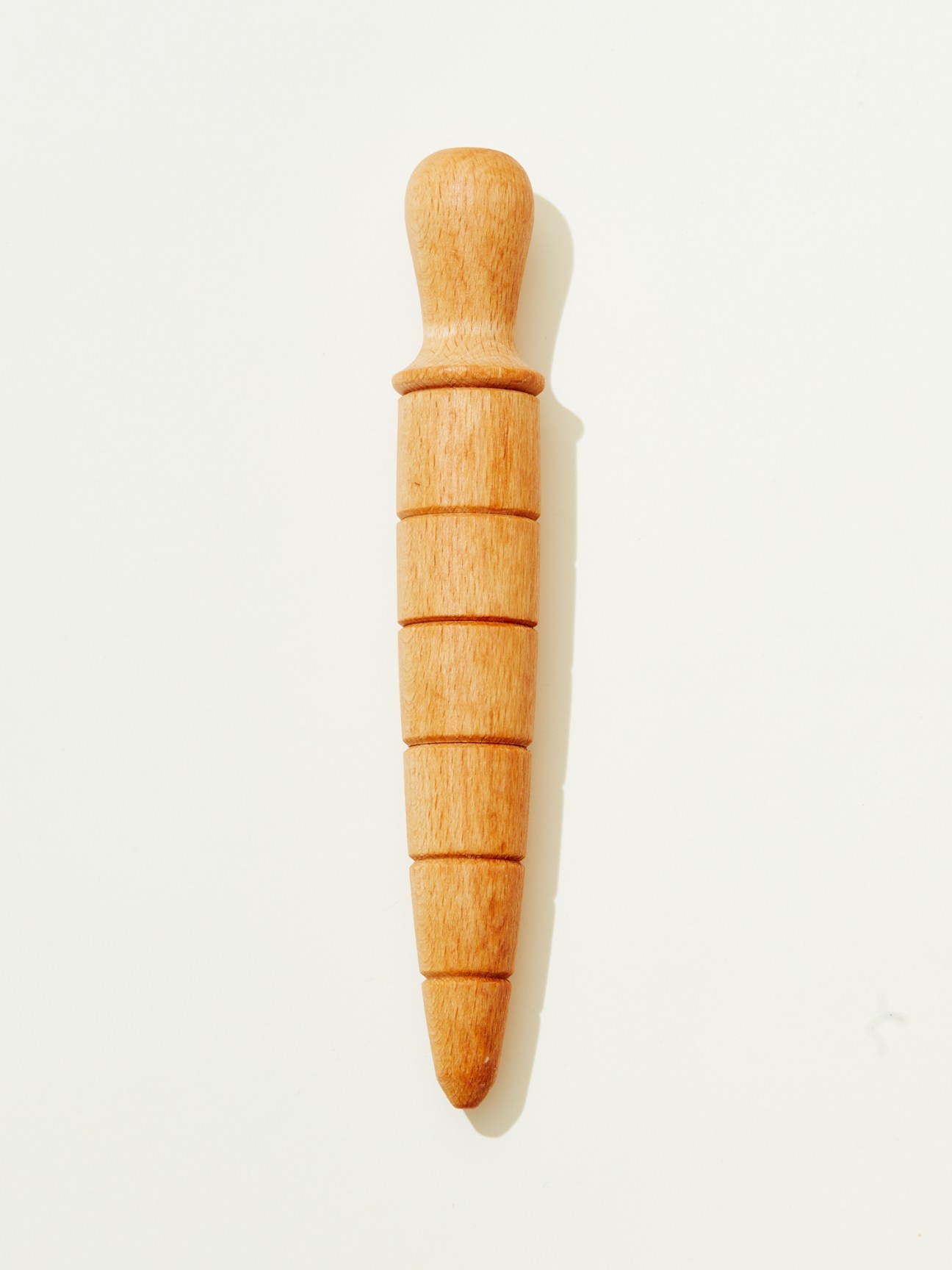Wooden dibber with graduation markings for planting depth by Creamore Mill