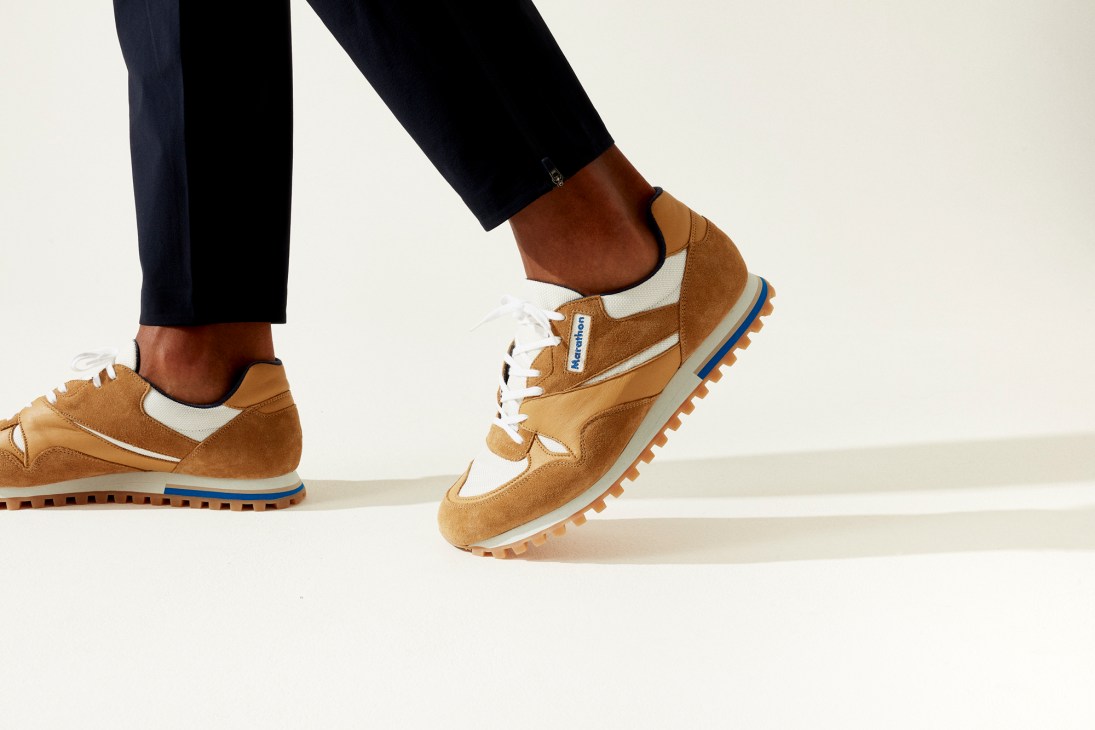2400FSL Marathon sneaker by ZDA from Sunnysiders with Reigning Champ trousers