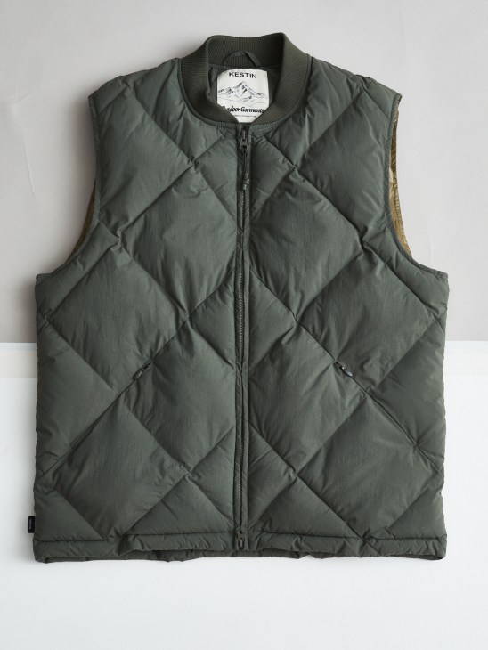 Detail of casual knitted vest