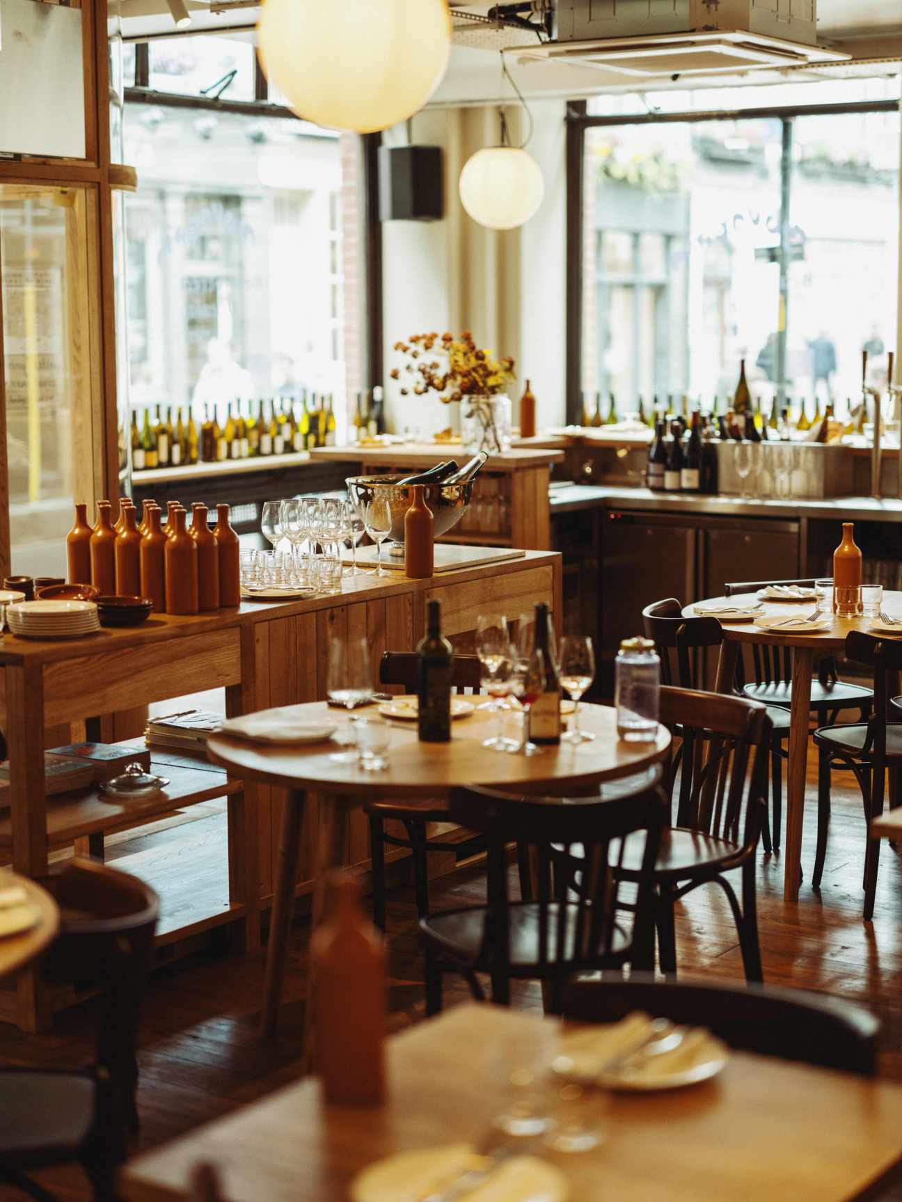Restaurant before opening