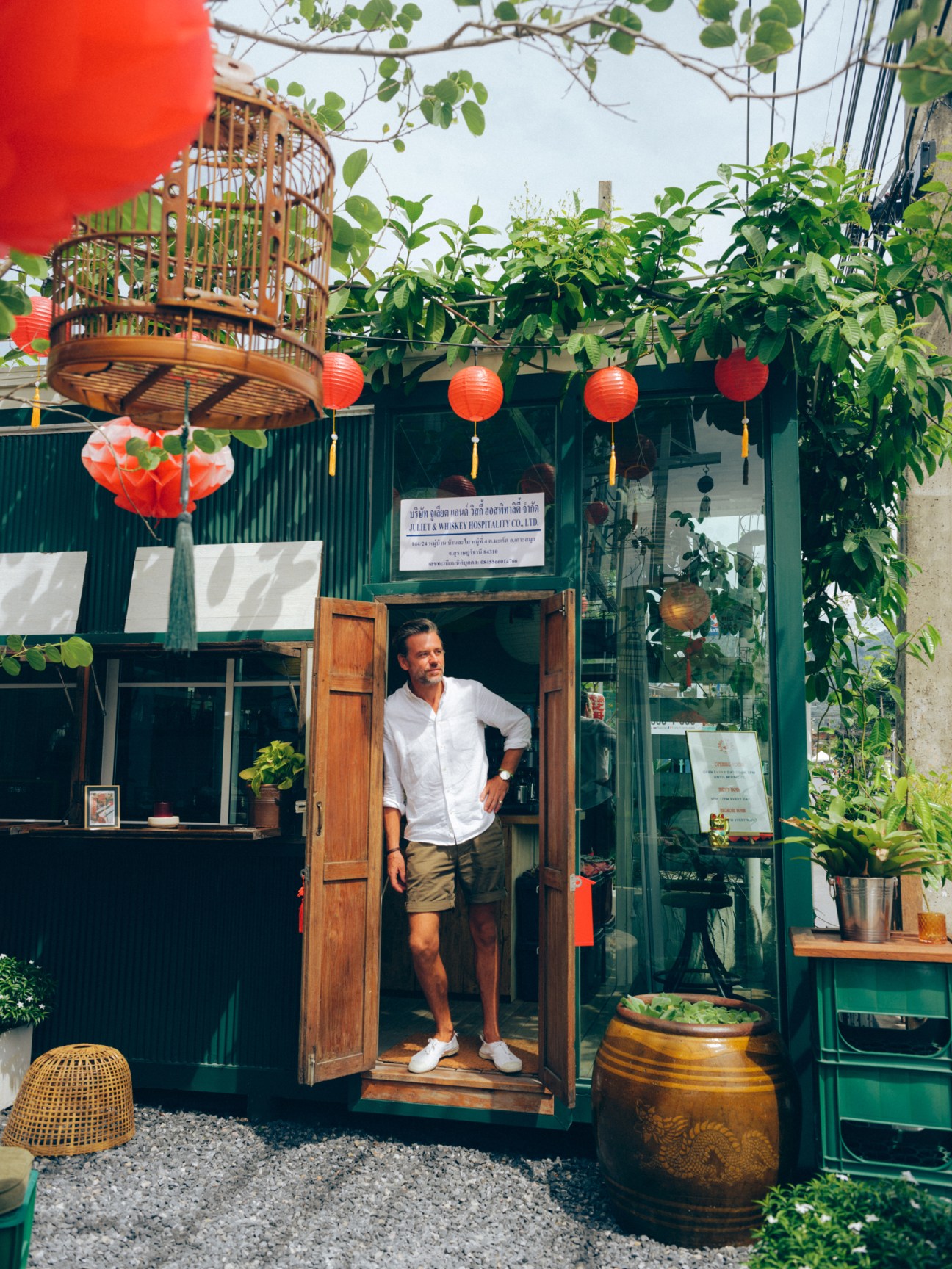 Portrait of William Norbert-Munns, Kiwi entrepreneur on Koh Samui