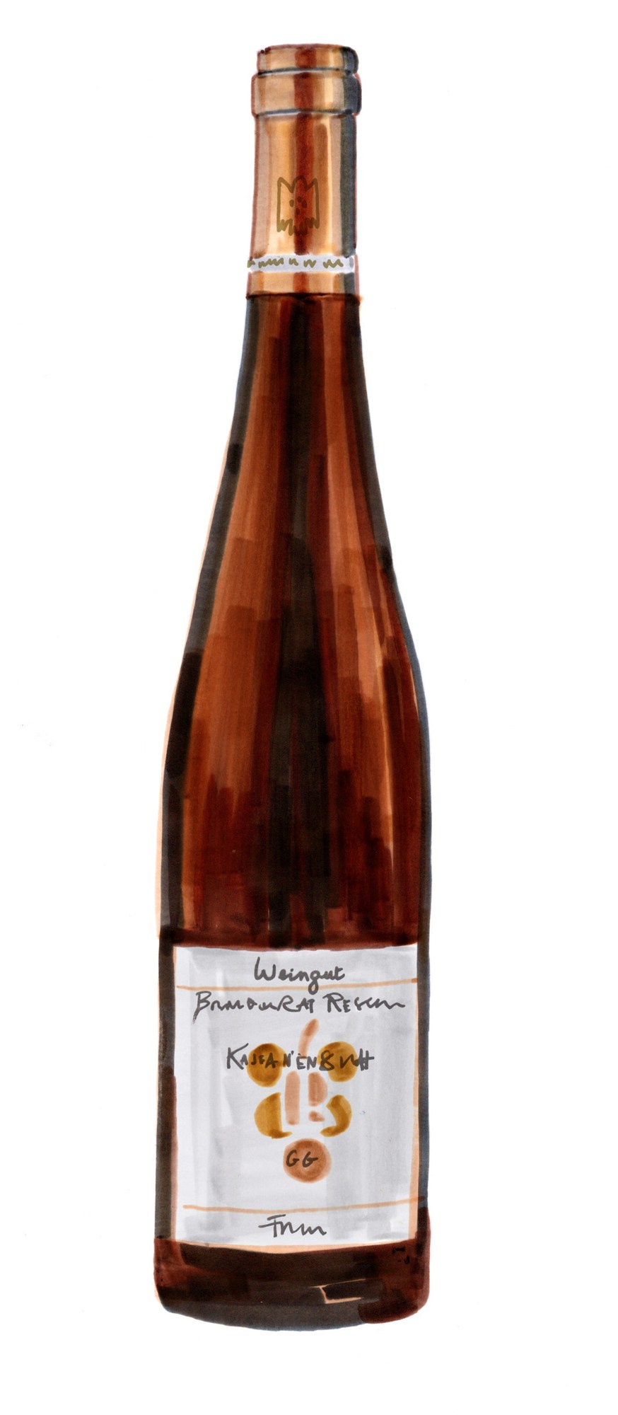 Bottle of Riesling Kastanienbusch GG 2017 wine by Ökonomierat Rebholz
