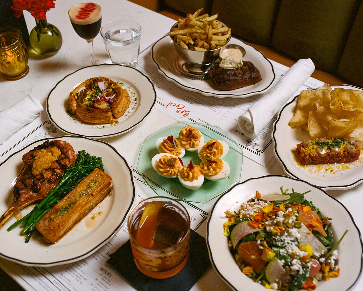 Tasty spread at Bar Cecil