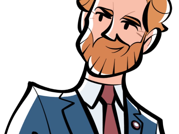 Peter Meijer, Republican congressman for Michigan's third district, in professional attire