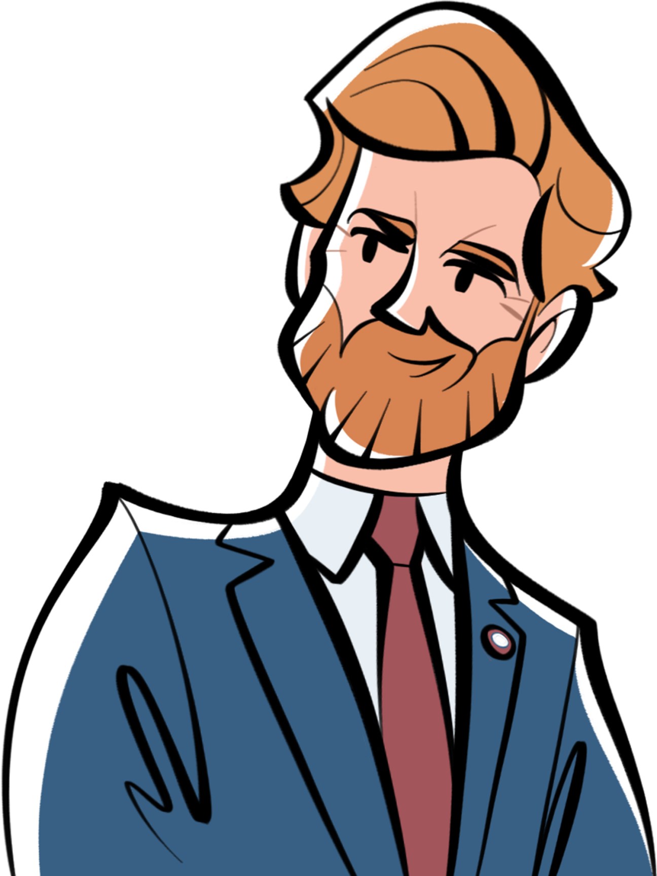 Peter Meijer, Republican congressman for Michigan's third district, in professional attire