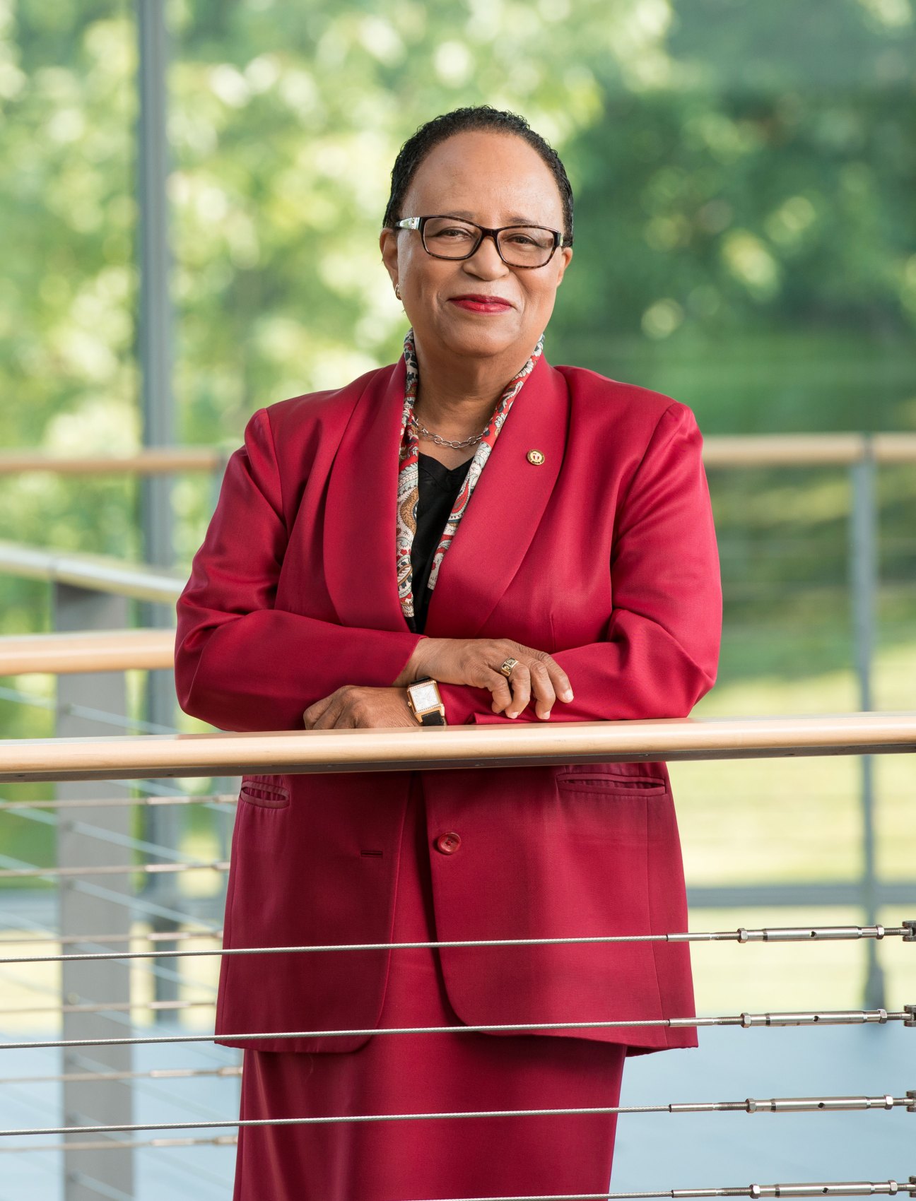 Portrait of Shirley Ann Jackson, theoretical physicist and university president