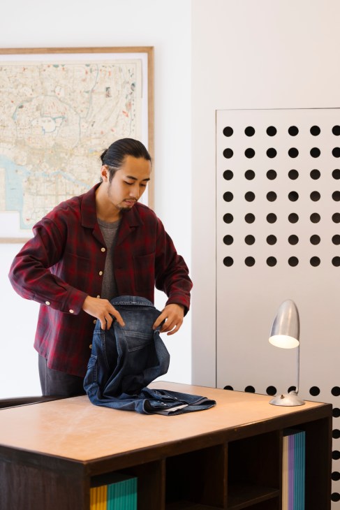 Portrait of Yuta Maruyama from Visvim in the Ginza store