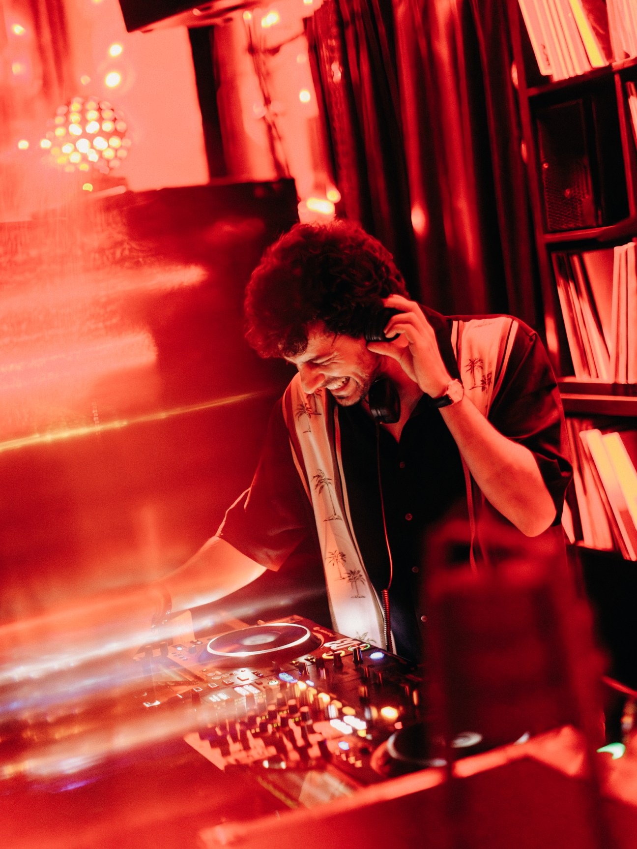 DJ keeping the crowd moving