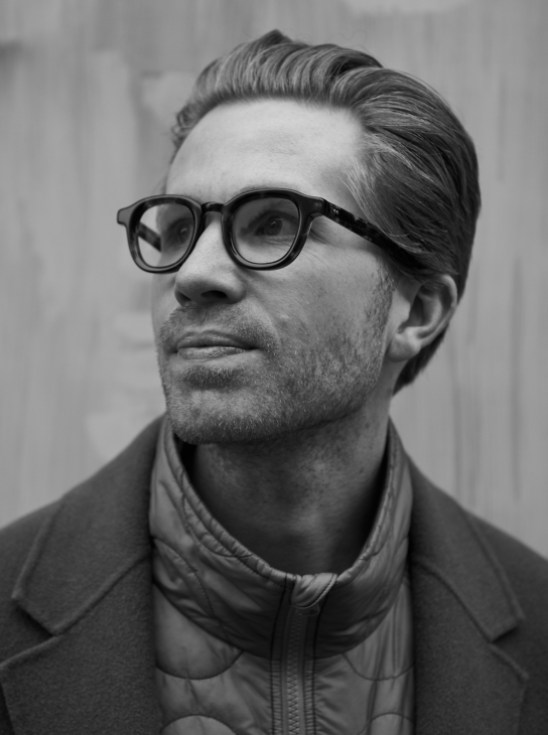 Portrait of Kristoffer Juhl, co-founder and managing director of Tekla Fabrics
