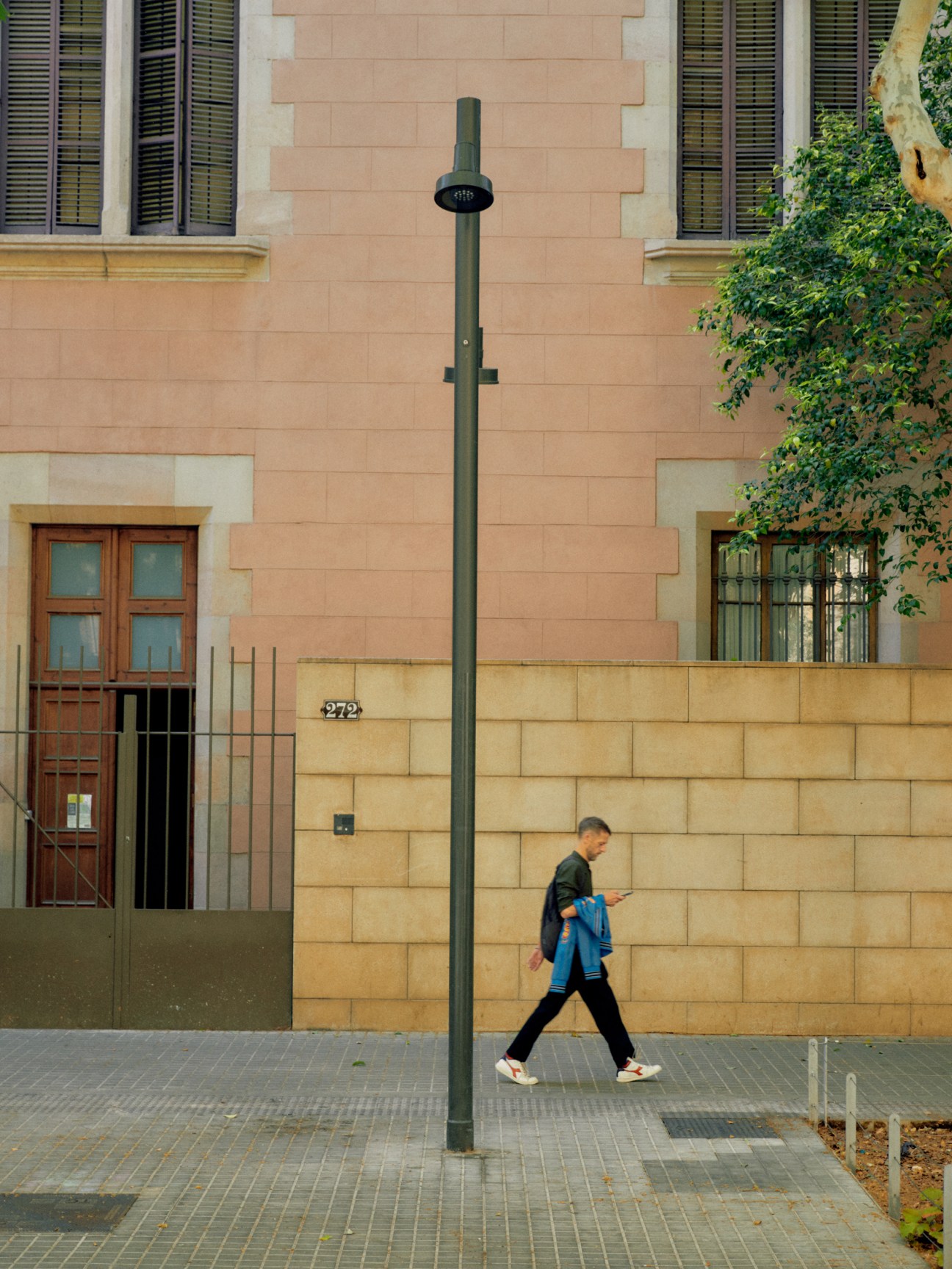 Arne urban floodlights on the streets of Barcelona