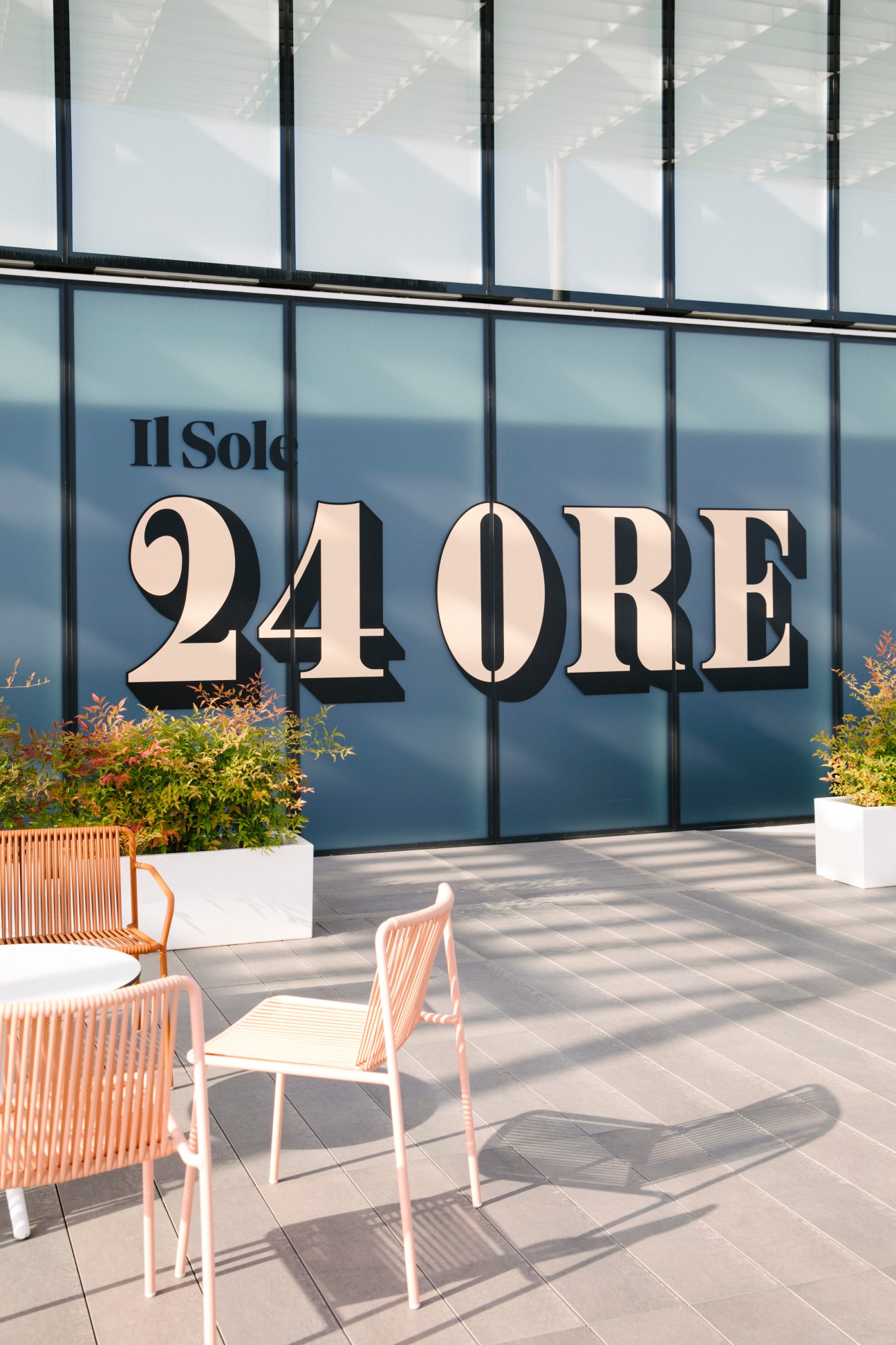 Gruppo 24 Ore’s 10th-floor terrace