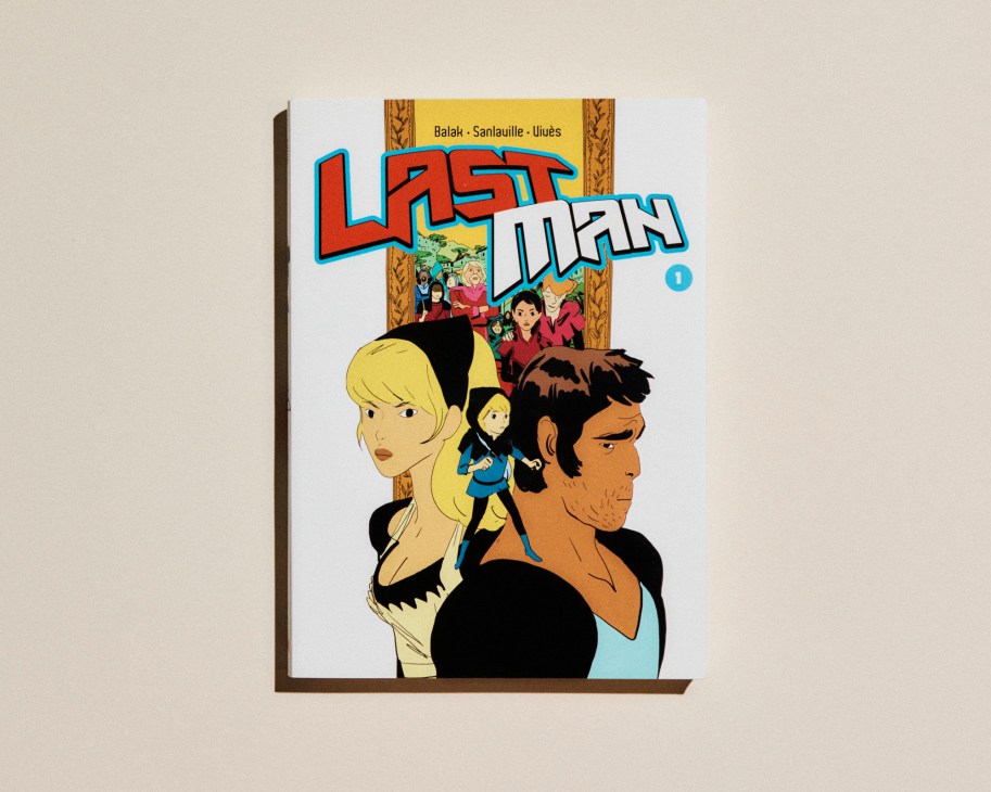 Last Man comic book cover featuring blonde and dark-haired characters with fantasy adventure artwork