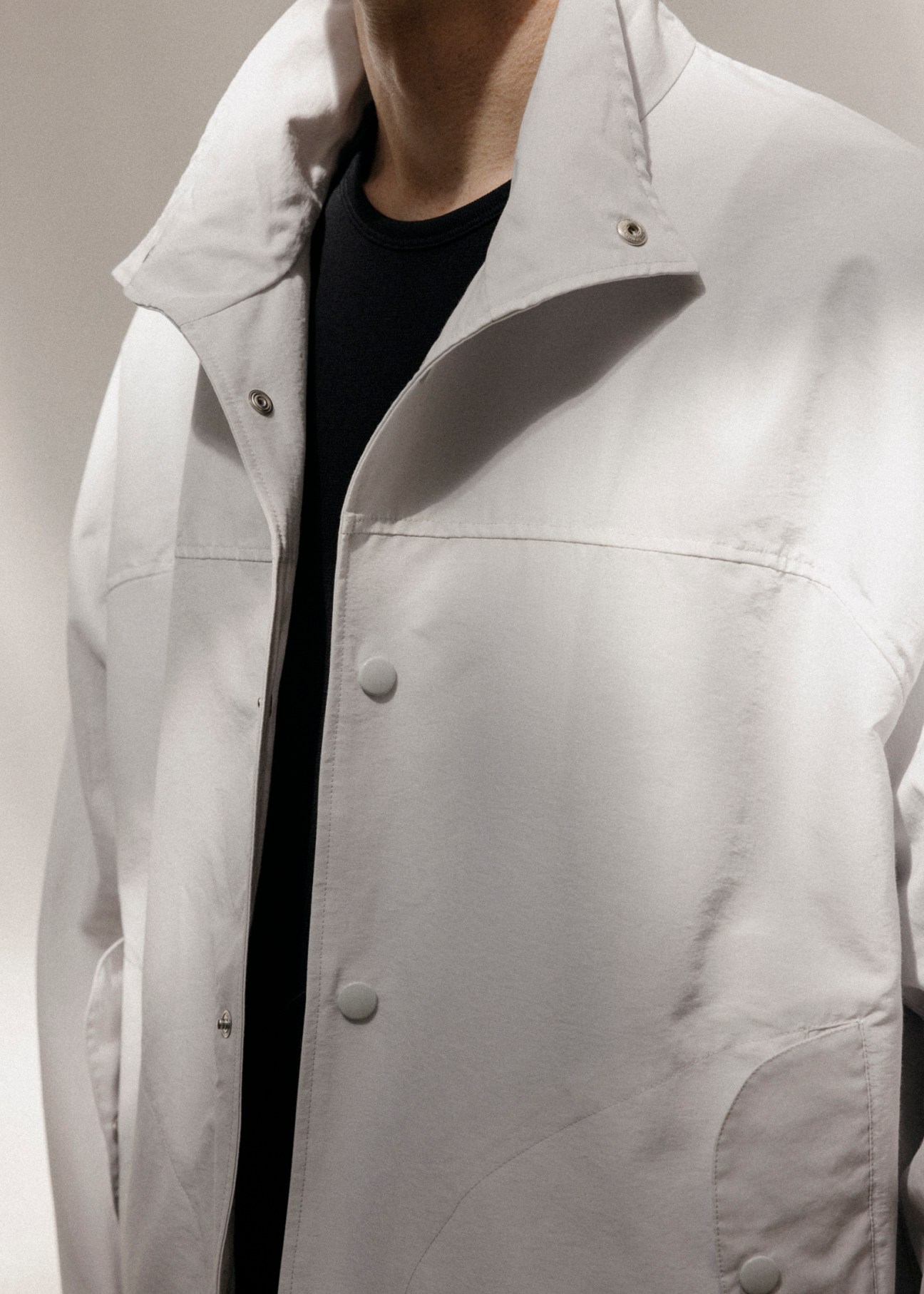 Arpenteur jacket displaying traditional French tailoring and attention to detail
