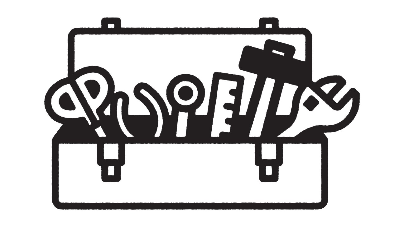 Illustration of an open toolbox filled with tools and the word 'Forecast' in bold letters.