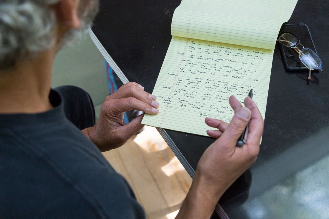 Ari Weinzweig writing in one of his many journals