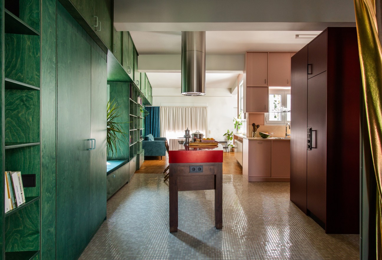 bold colours in living space