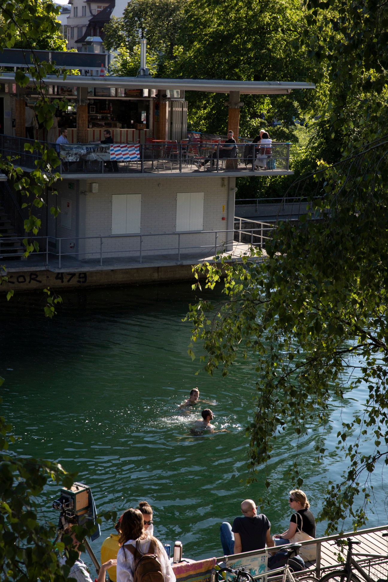 Zurich summer scene