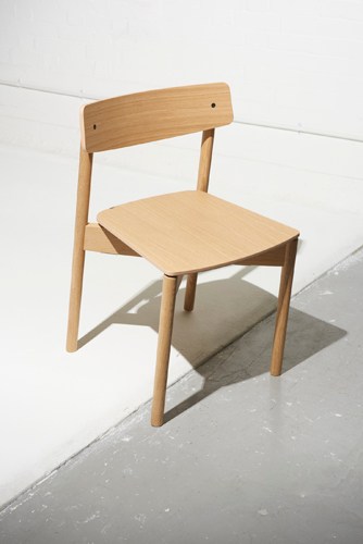 Cross chair by Takt, flat-pack wooden chair design from Denmark