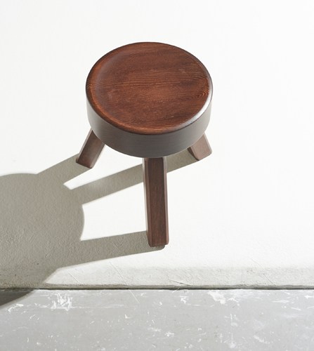 AML stool by Andreas Martin-Löf for Frama, modern interpretation of traditional milking stool