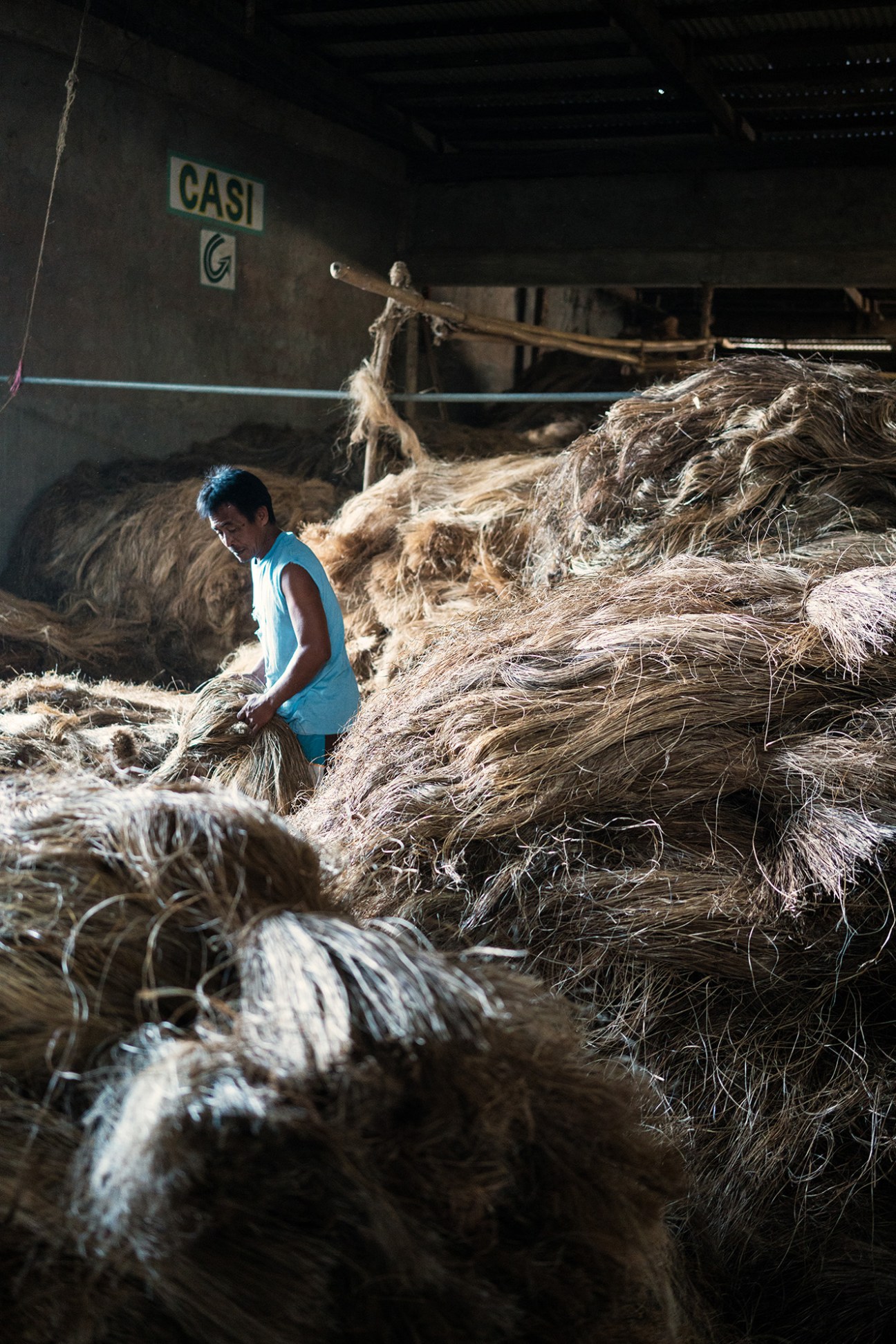 fabric being made from abaca banana plant