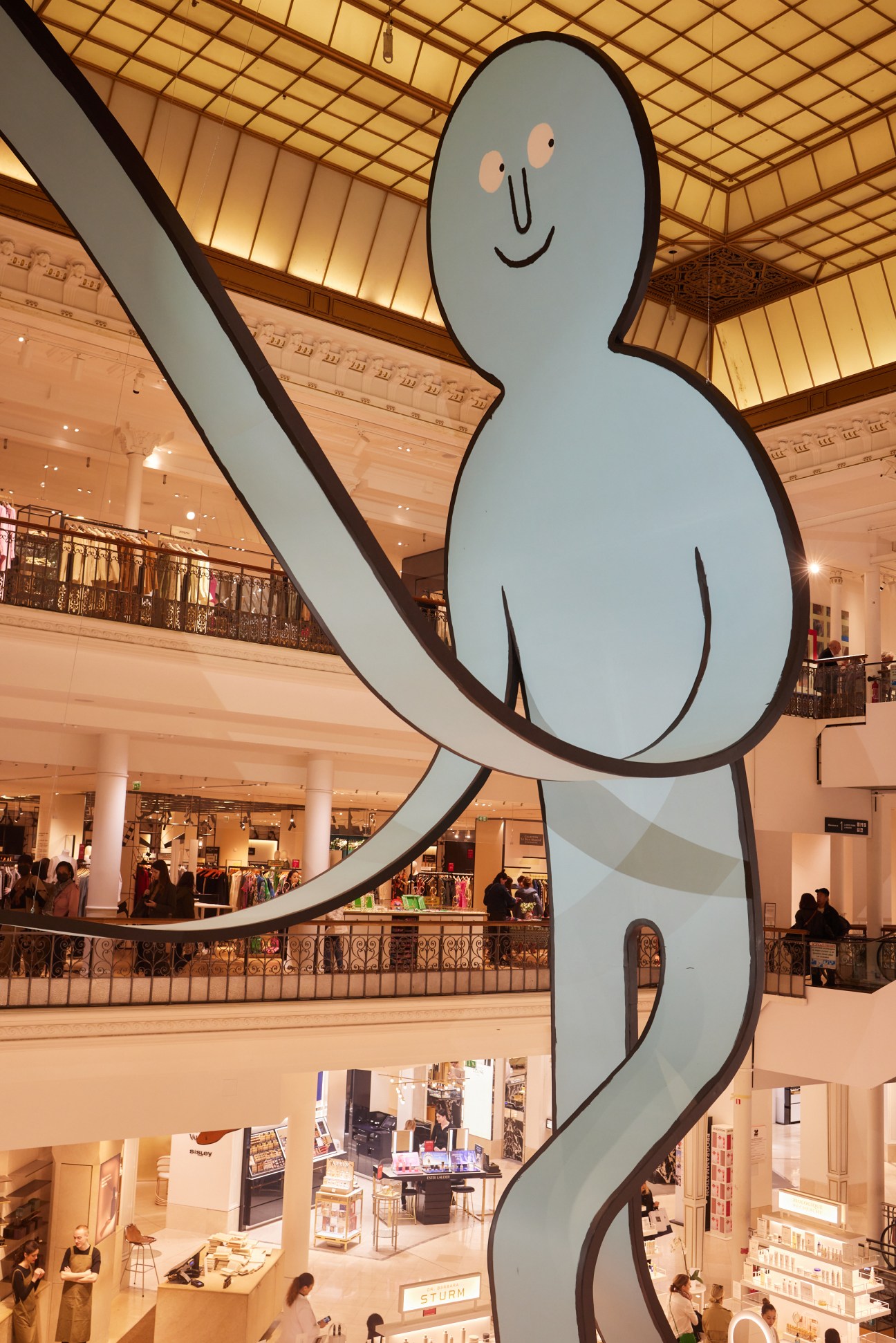 Exhibition at a Paris department store
