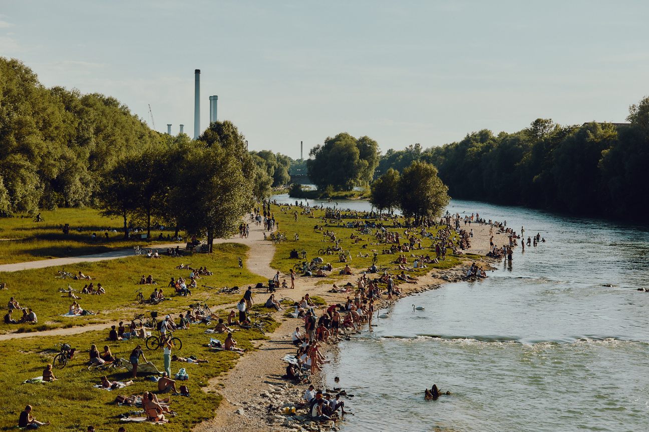Munich cityscape view
