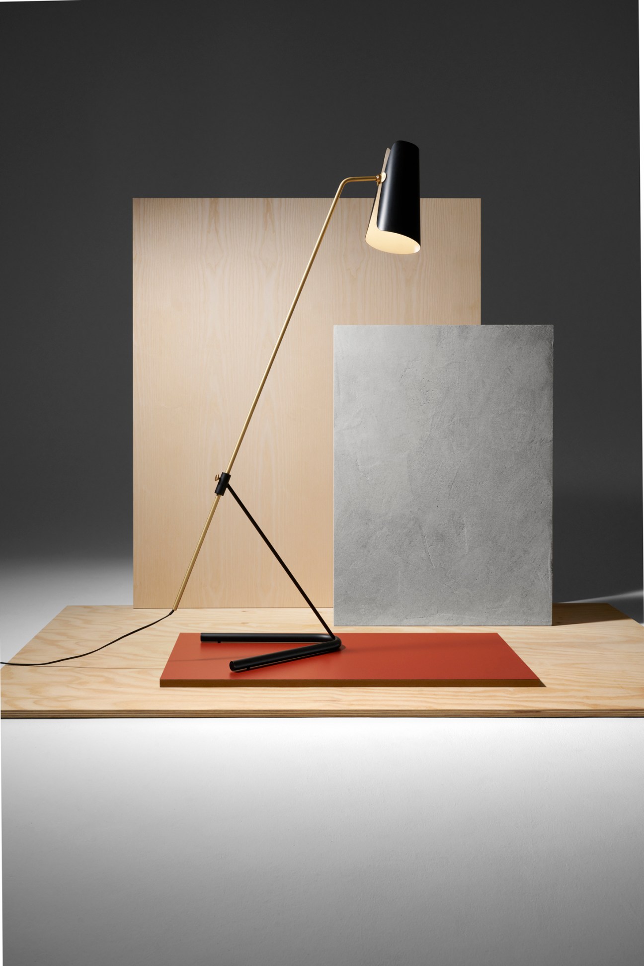 Black G21 by Ligne Roset floor lamp