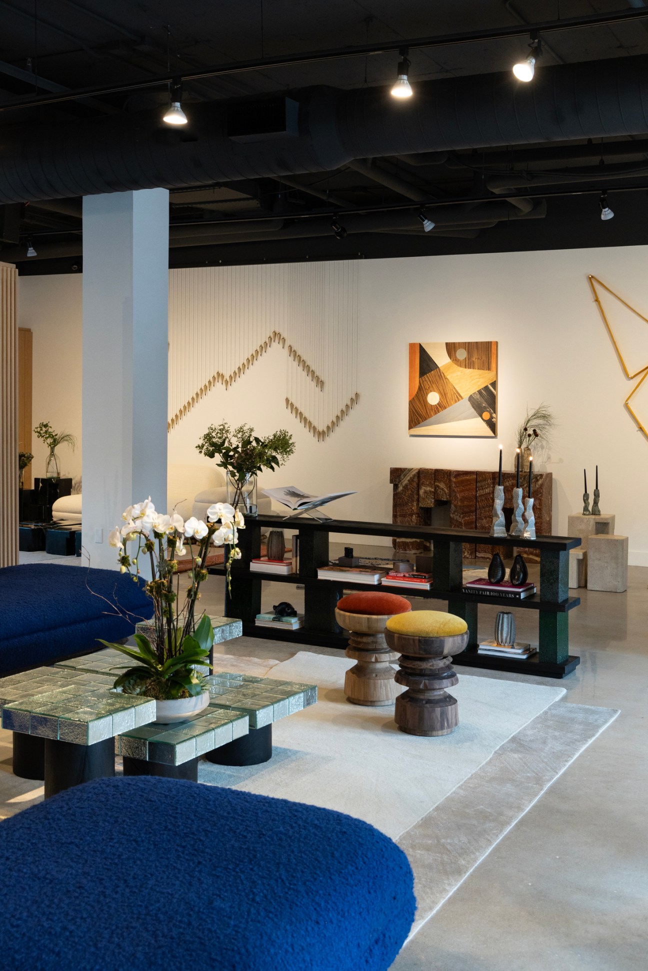 Inside a design gallery