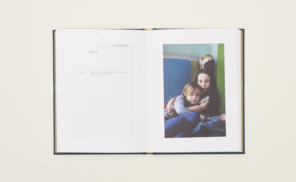Cover of Sisters photography book showing portrait of two women in natural lighting