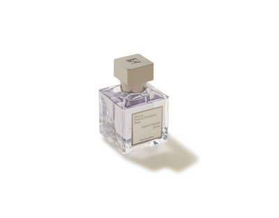 Maison Francis Kurkdjian Aqua Celestia Forte fragrance bottle with beige cap